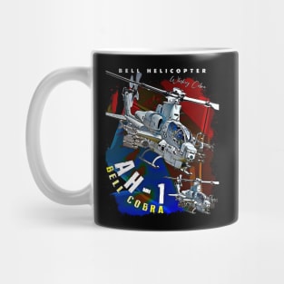 Bell Cobra AH1 USAF Attack Helicopter Mug